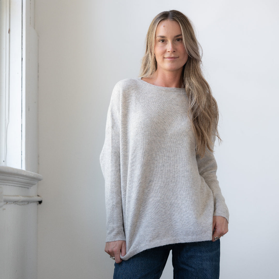 Chalet Crew Neck Sweater, Fawn