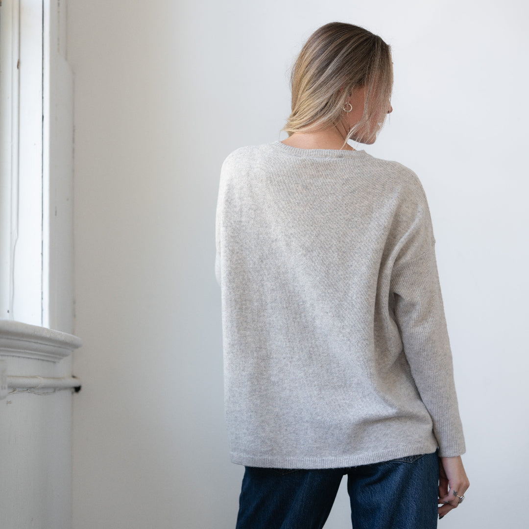 Chalet Crew Neck Sweater, Fawn