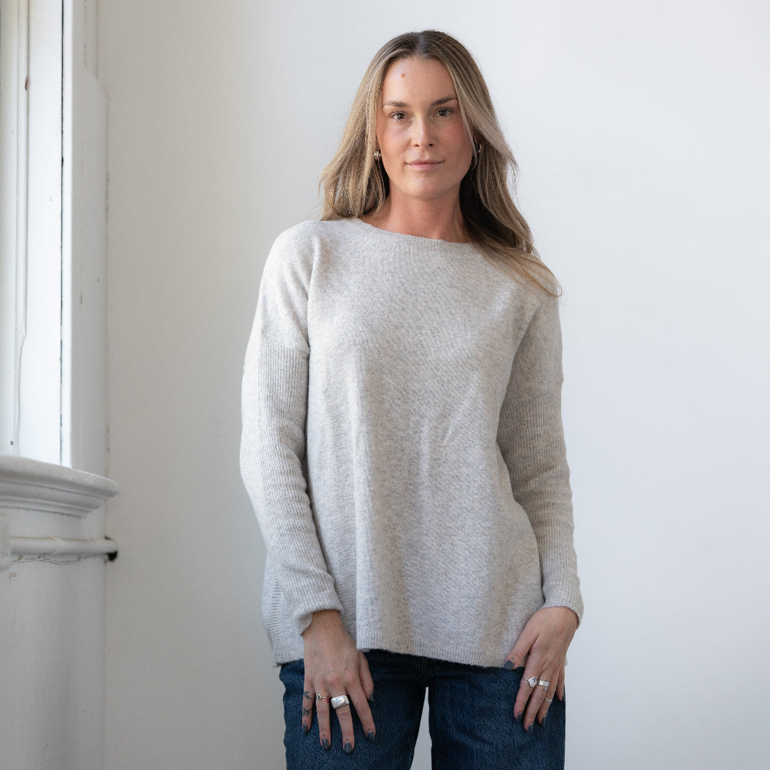 Chalet Crew Neck Sweater, Fawn