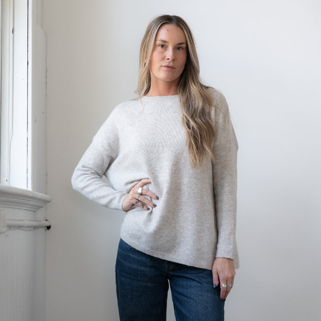 Chalet Crew Neck Sweater, Fawn