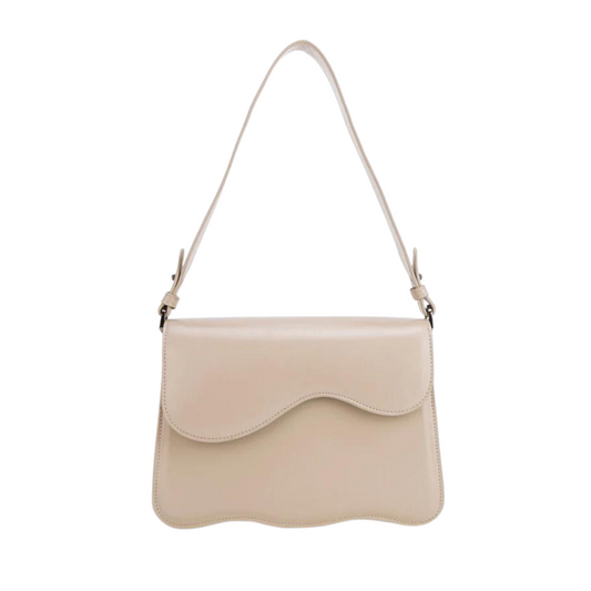 HVISK, Elude, Shiny Structure Bag, Light Nude