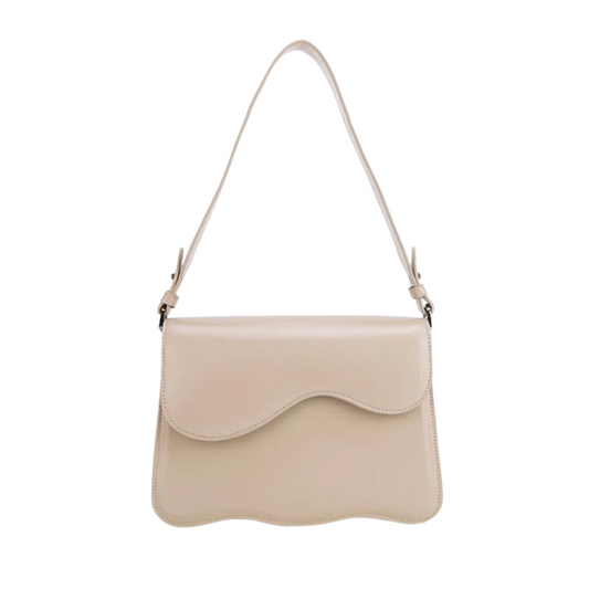 Elude, Shiny Structure Bag, Light Nude