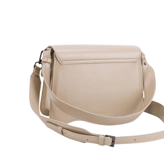 Elude, Shiny Structure Bag, Light Nude