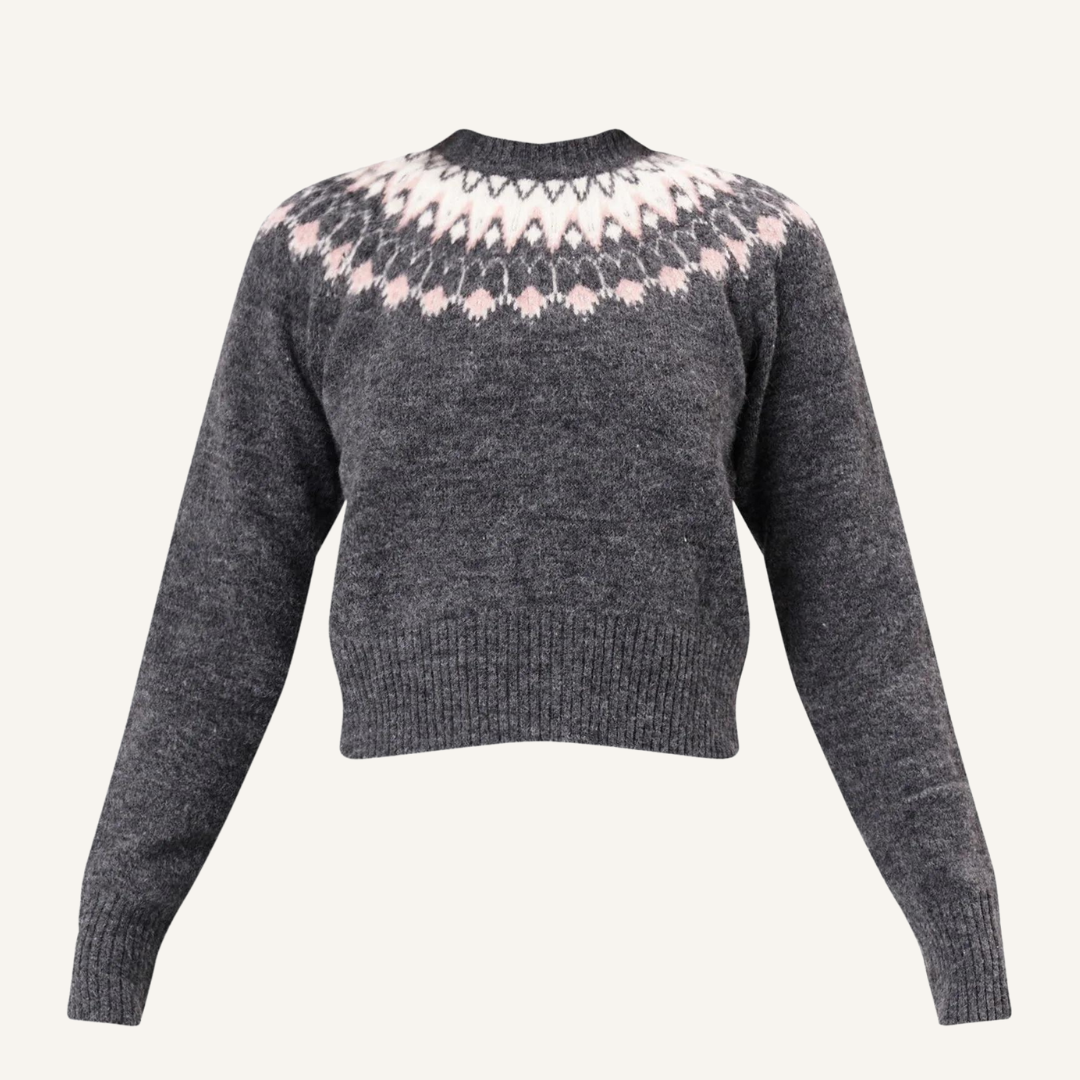 Rolla's, Fair Isle Knit, Vintage Black