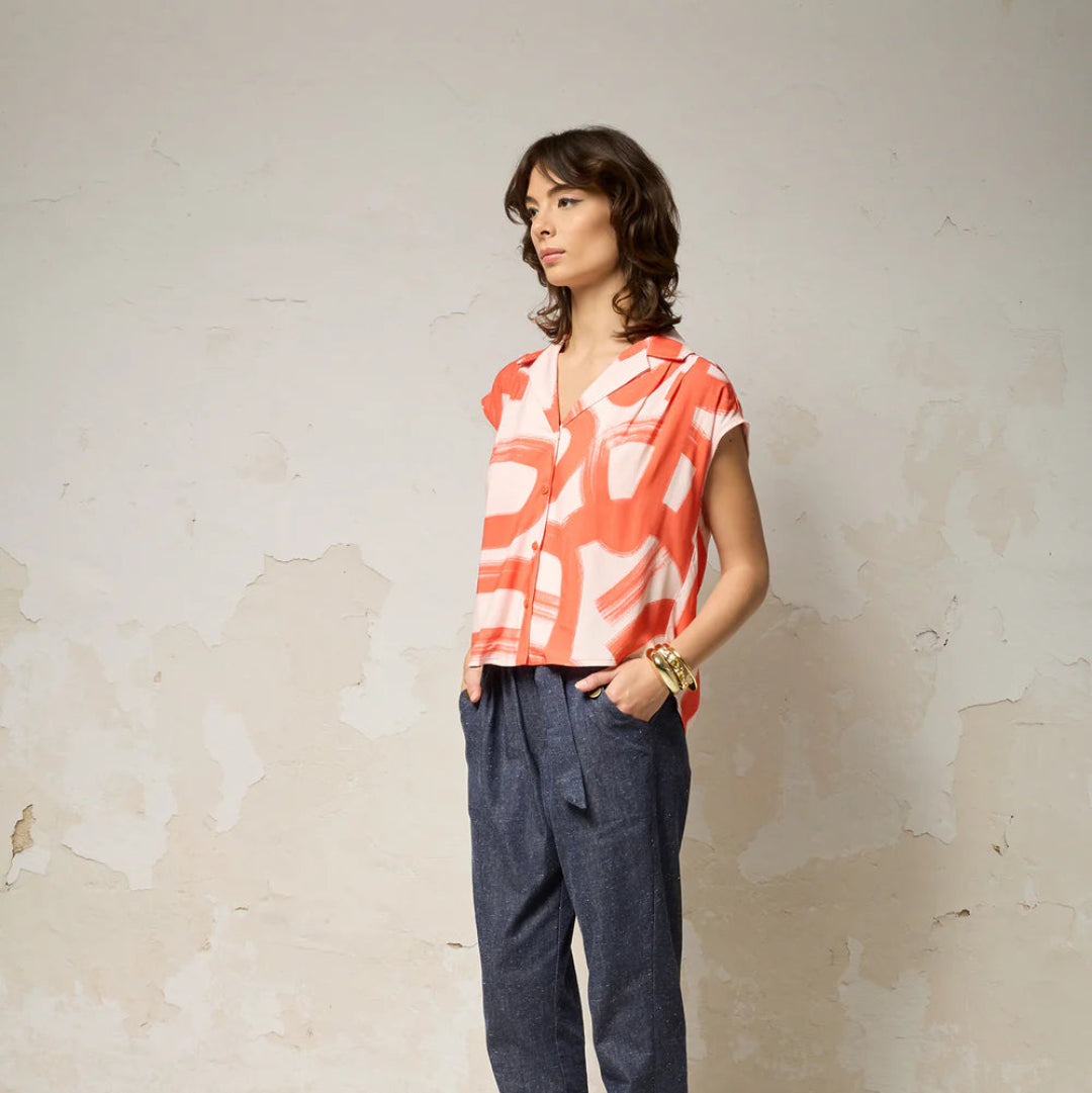Cokluch, Hemera Shirt, Red Shodo