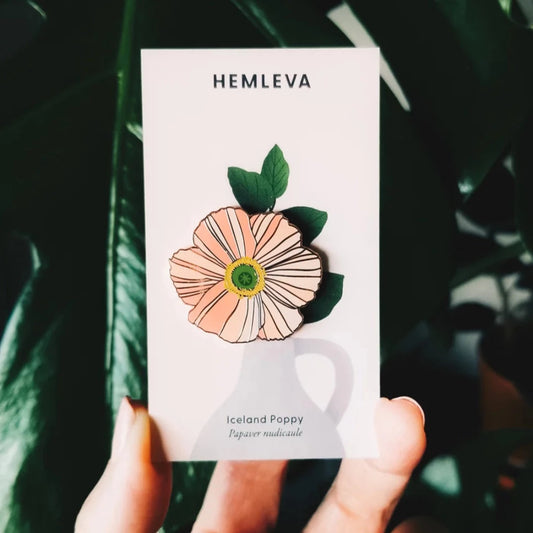 Iceland Poppy Pin