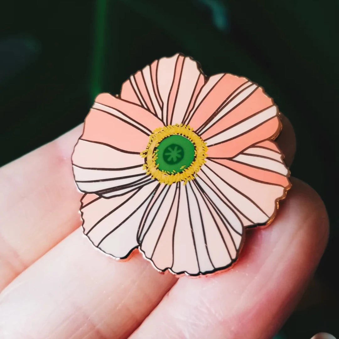 Iceland Poppy Pin