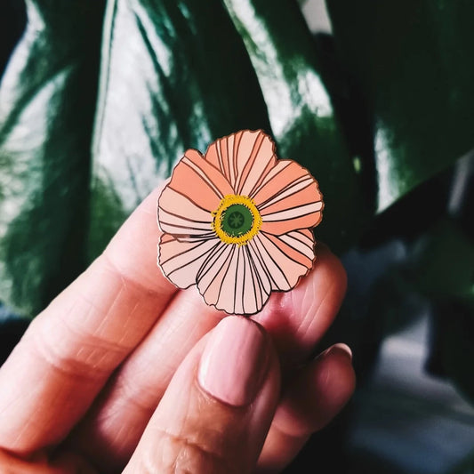 Iceland Poppy Pin