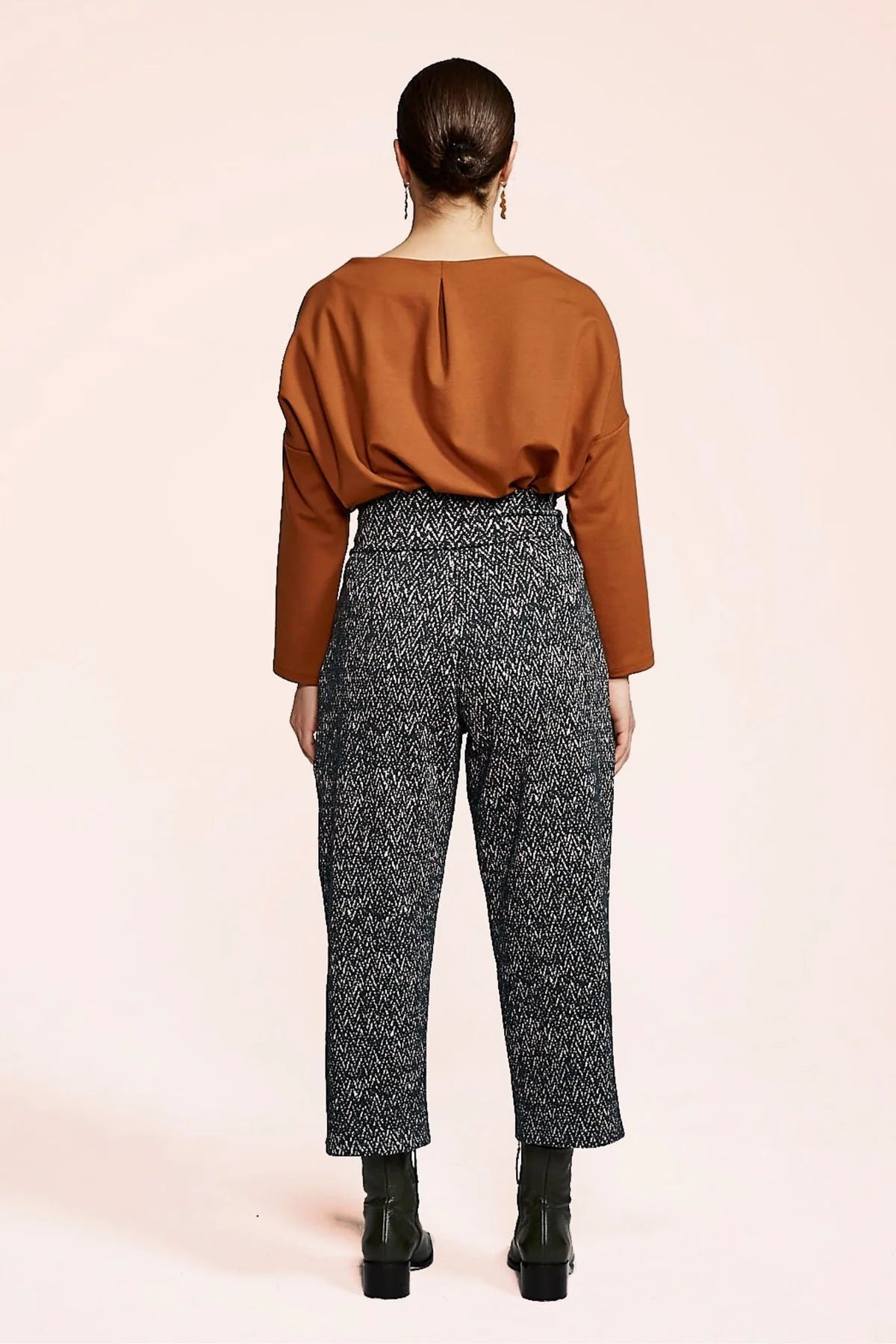 Homer Pants, Black Chevron