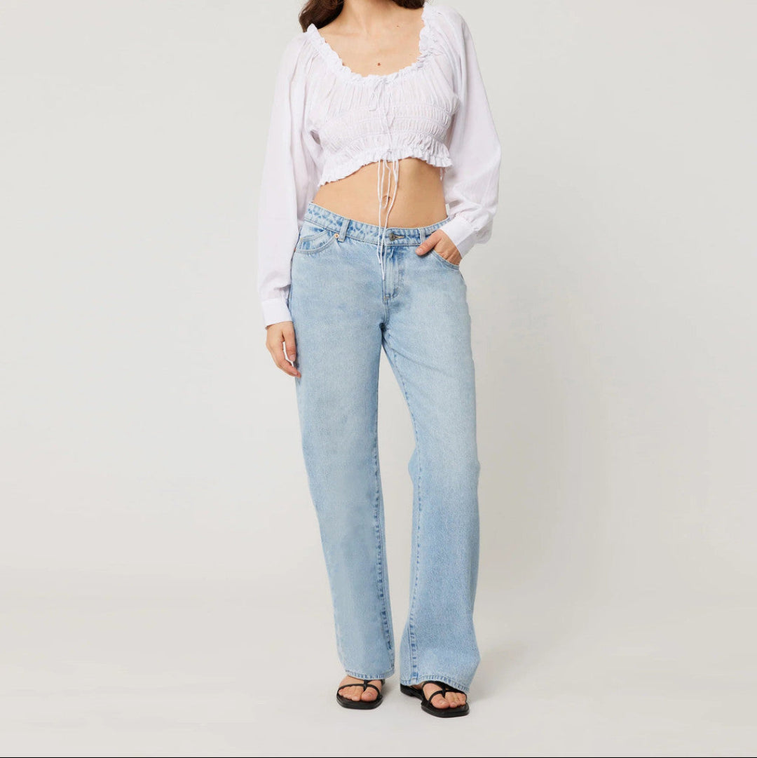 Rolla's, Heidi Low Longbeach, Light Vintage Blue