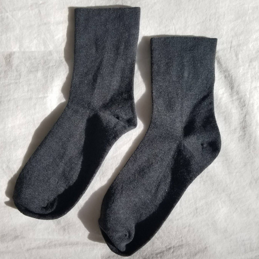 Le Bon Shoppe, Sneaker Socks, Ht. Black