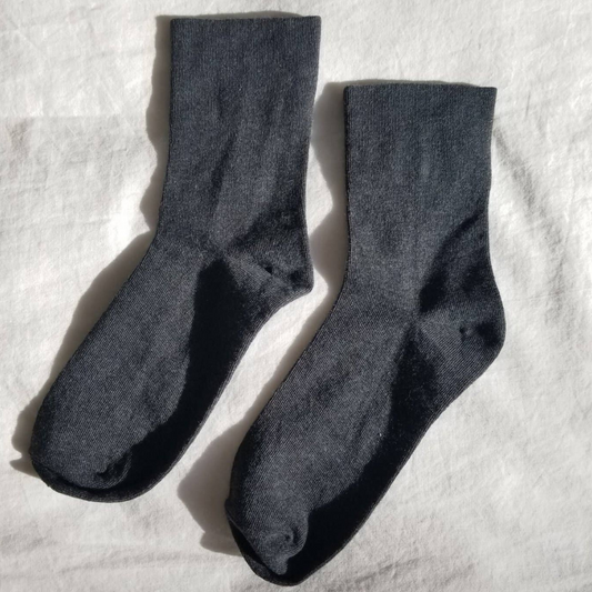 Sneaker Socks, Ht. Black