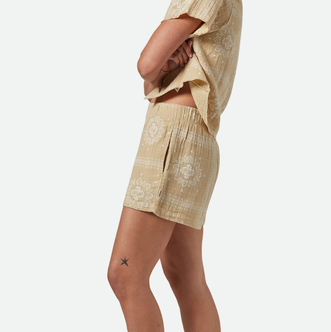 Brixton, Wandering Short, Pale Khaki Bandana
