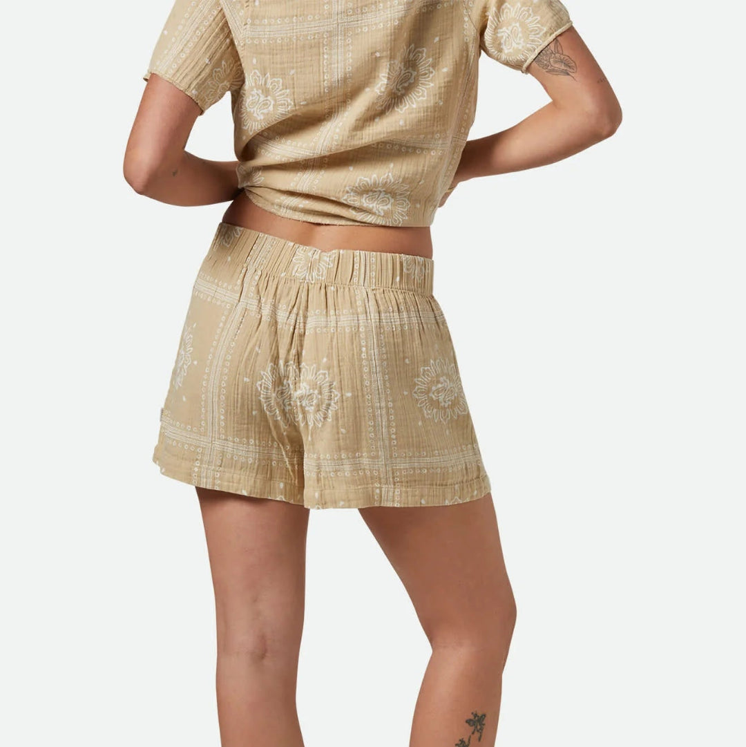 Brixton, Wandering Short, Pale Khaki Bandana