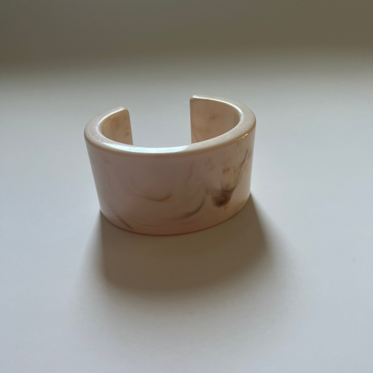 Modern Fable, Marbled Resin Open Cuff