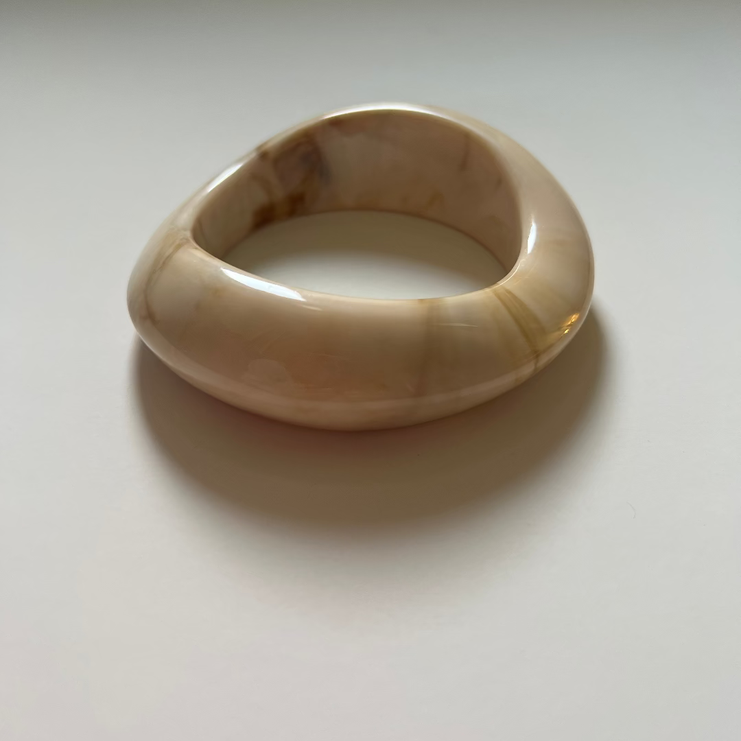 Modern Fable, Marbled Resin Bangle