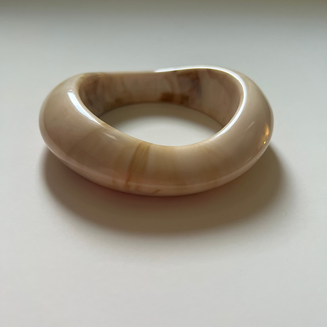 Modern Fable, Marbled Resin Bangle