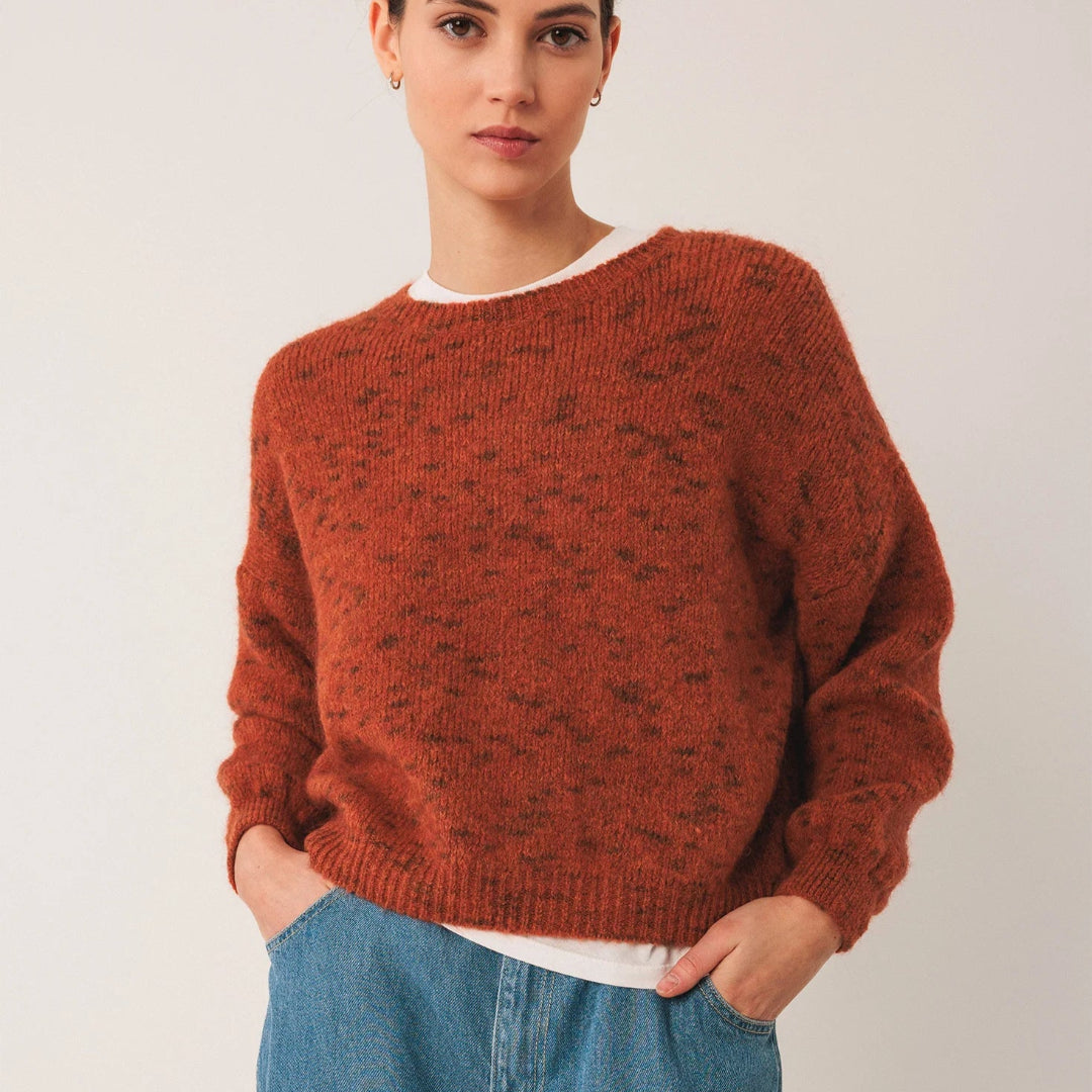 Indi & Cold, Mohair Crop Sweater