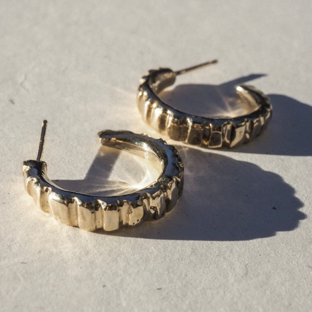 Emily Hartwell, Nolita Hoops, Yellow Bronze