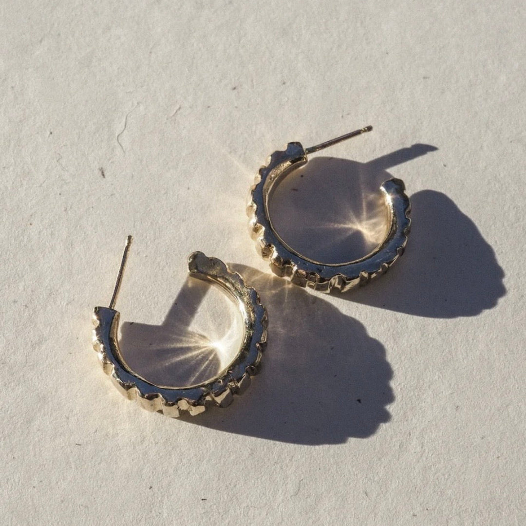 Emily Hartwell, Nolita Hoops, Yellow Bronze