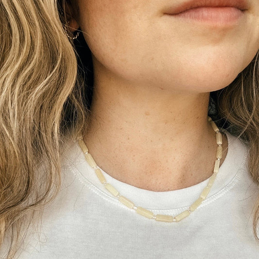Emily Hartwell, Olive & Pearl Necklace