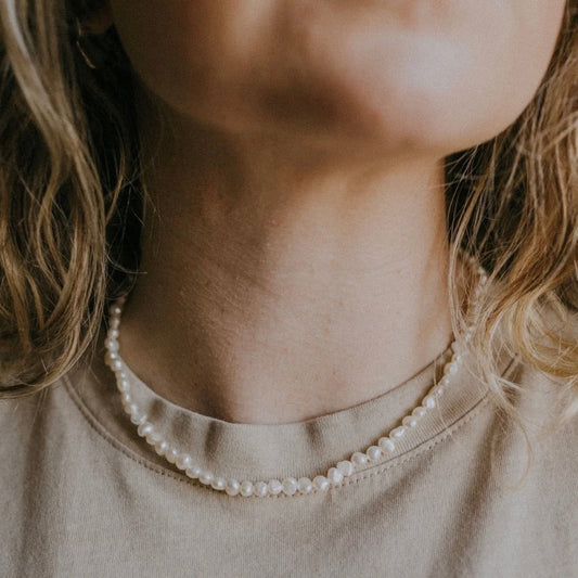 Emily Hartwell, Potato Pearl Necklace