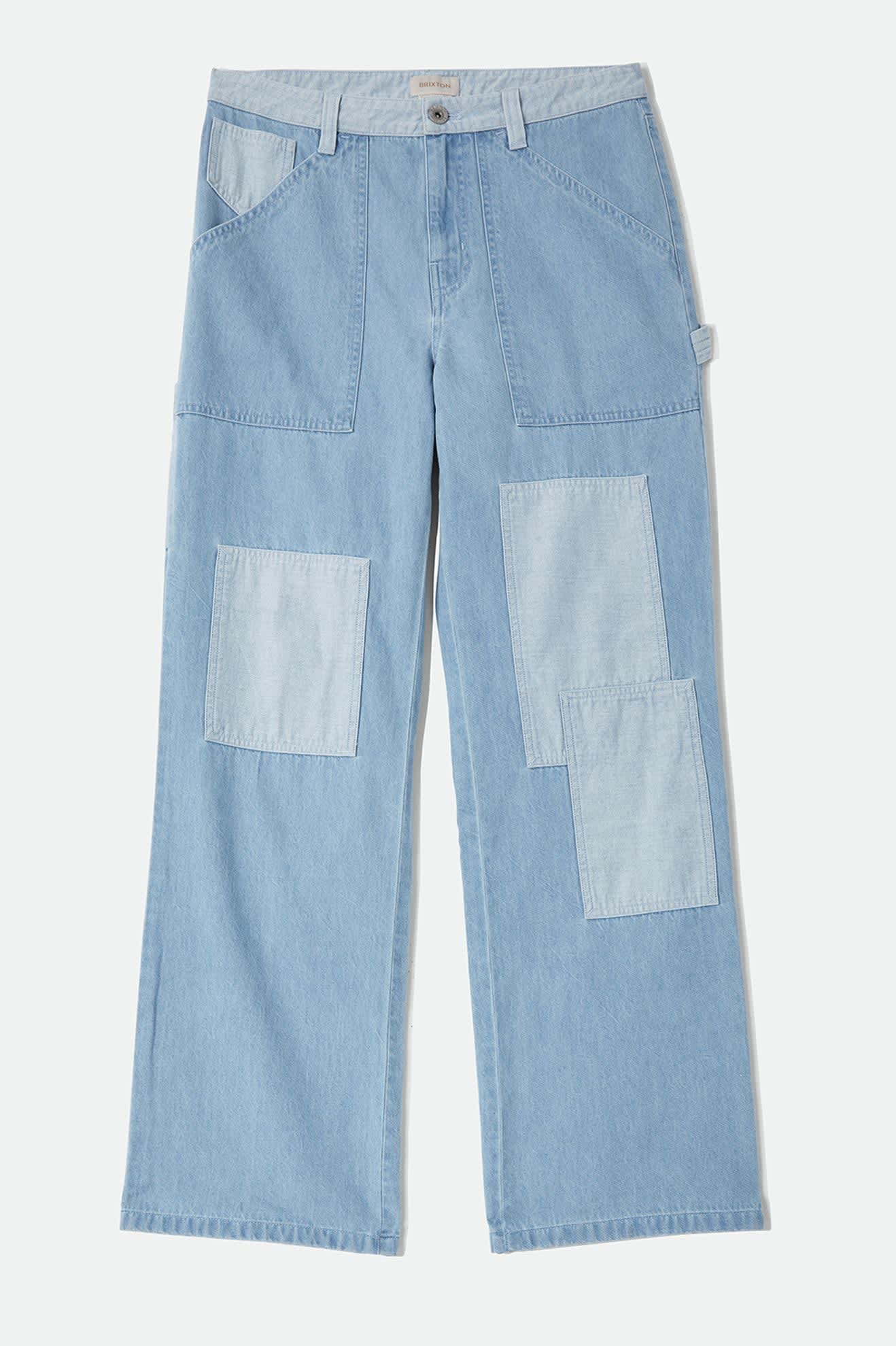 Brixton, Essex Patchwork Painter Pant, Denim Patchwork