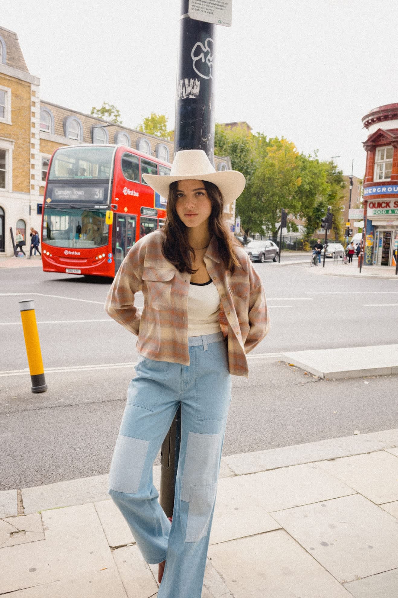 Brixton, Essex Patchwork Painter Pant, Denim Patchwork