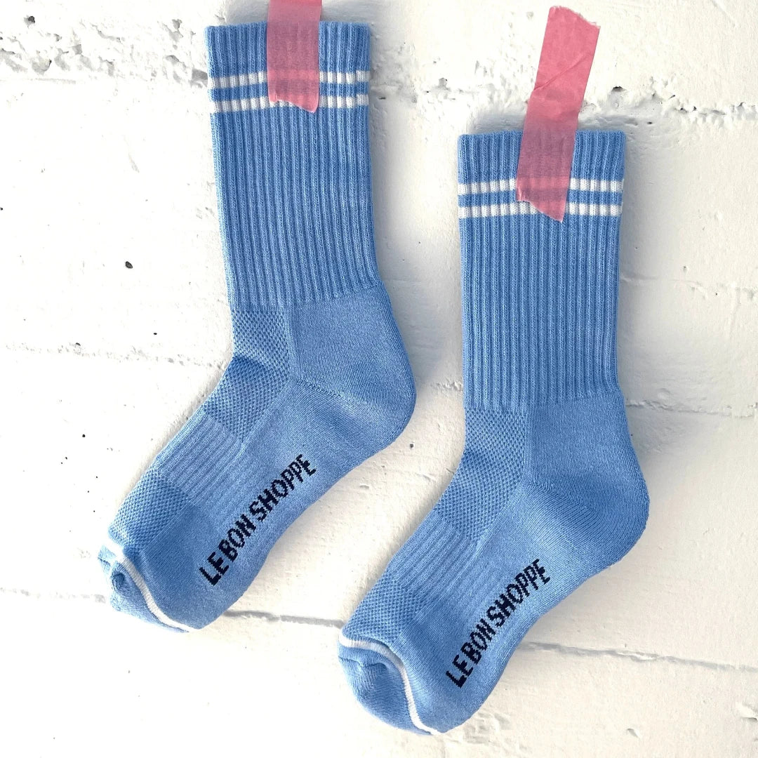 Le Bon Shoppe, Boyfriend Socks, French Blue