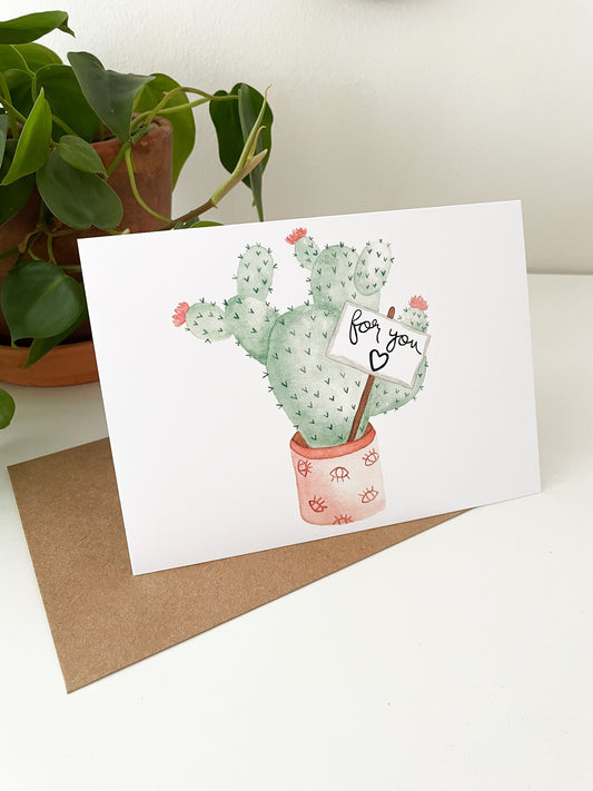 Cactus For You Card
