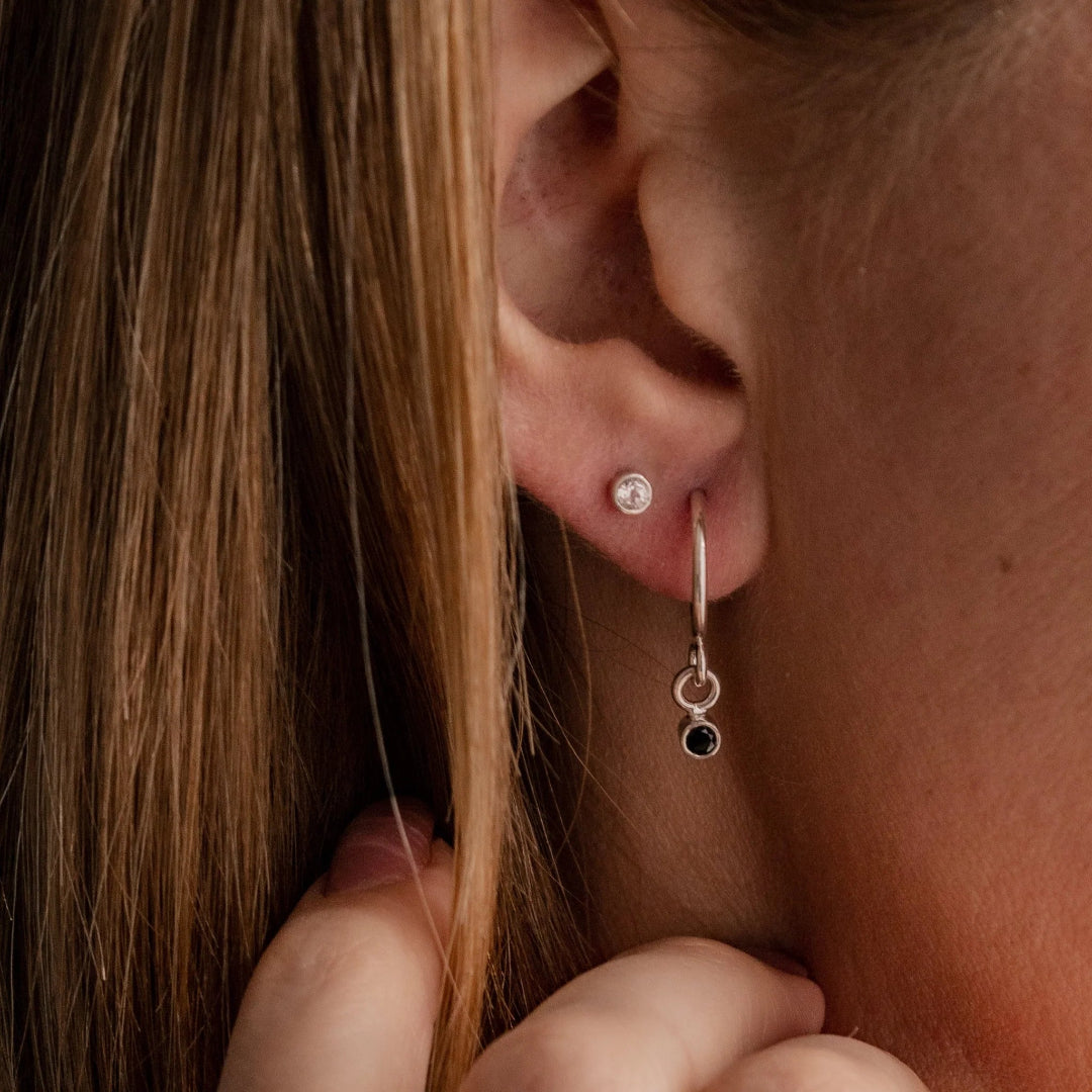 Open Fire, Kindred, 3mm Birthstone Studs