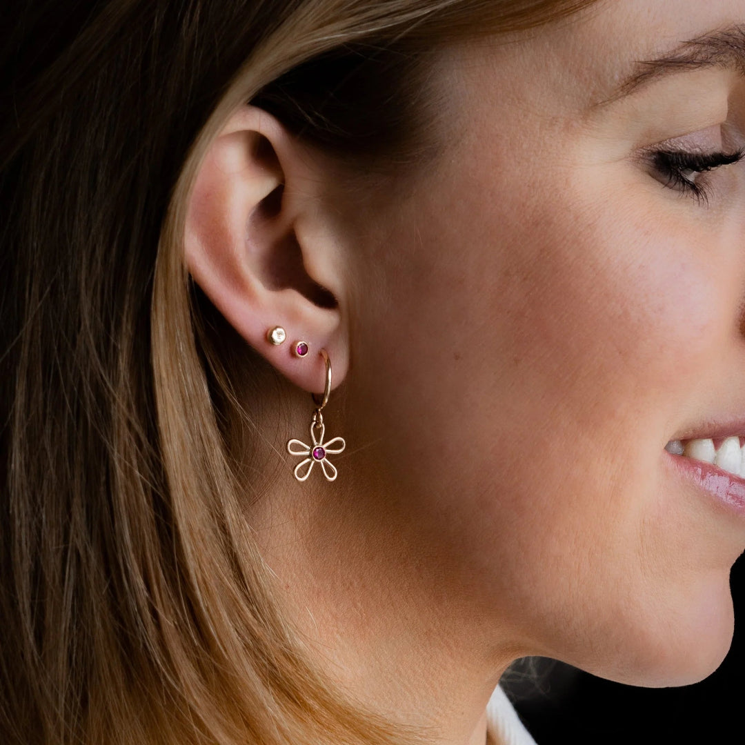 Open Fire, Kindred, 3mm Birthstone Studs