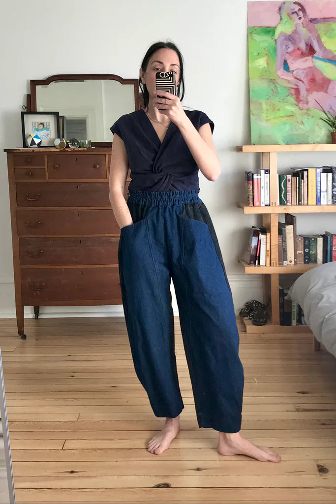 Ursa Minor, Flor Arca Pants, Criss Cross Denim