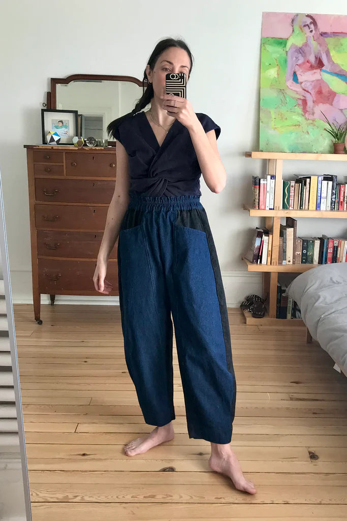 Ursa Minor, Flor Arca Pants, Criss Cross Denim