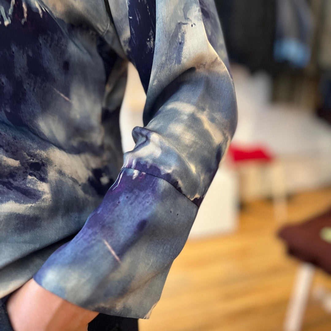 Jennifer Glasgow, Ivy Top, Cloud Print