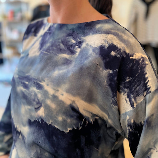 Jennifer Glasgow, Ivy Top, Cloud Print