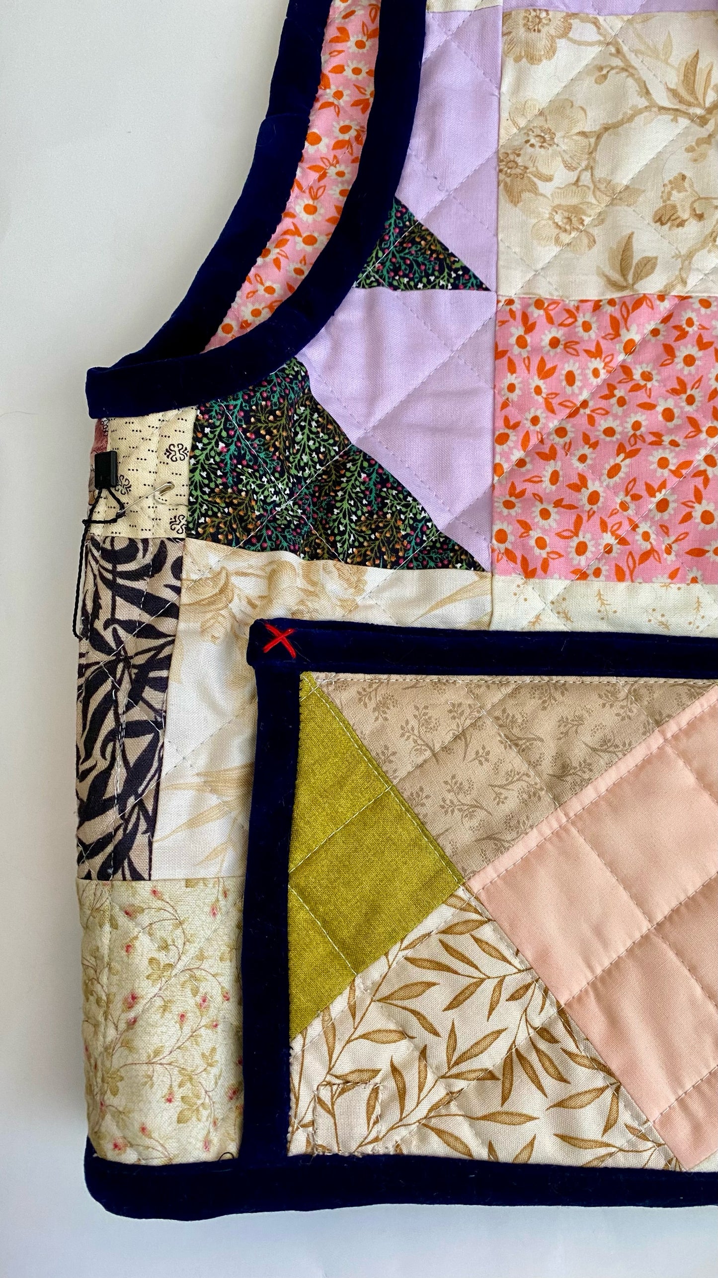 Spring Blossom Quilted Vest - Prototype