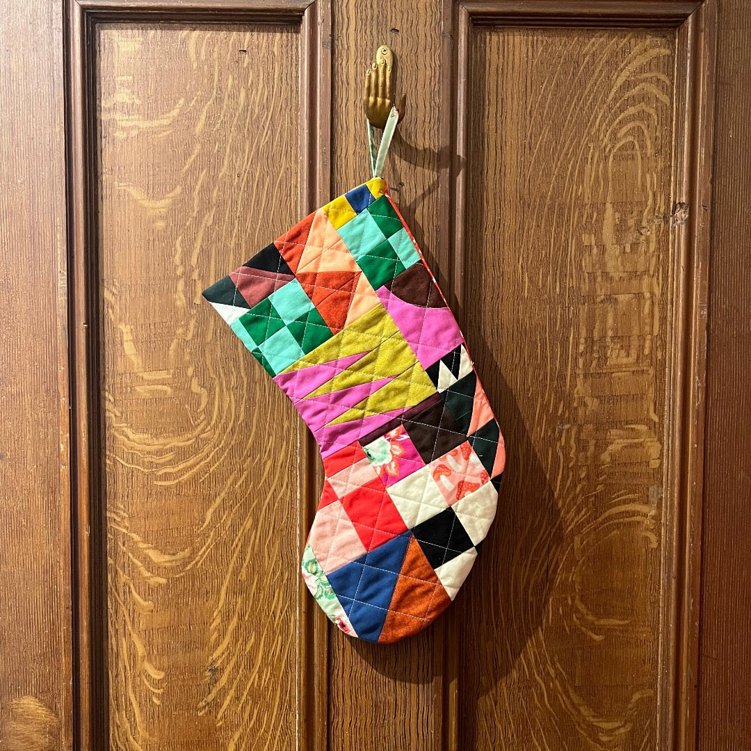 Modern Quilted Stocking No. 5
