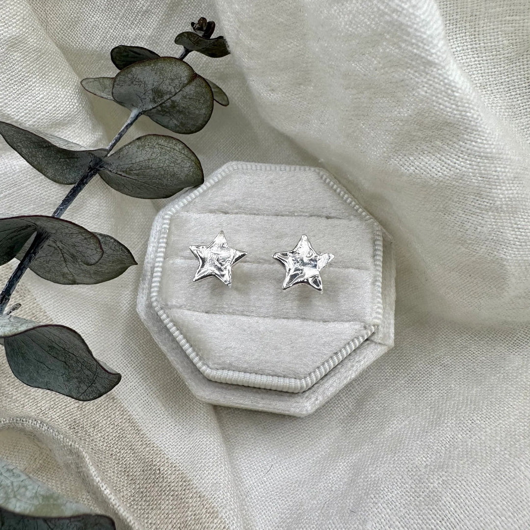 Open Fire, Wonder Studs, Assorted Shapes, Sterling Silver