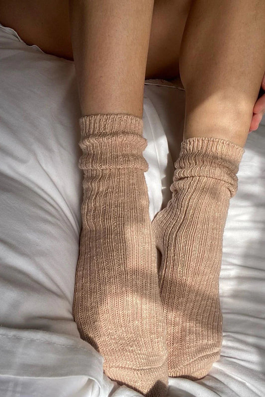 Cottage Socks, Peachy Keen