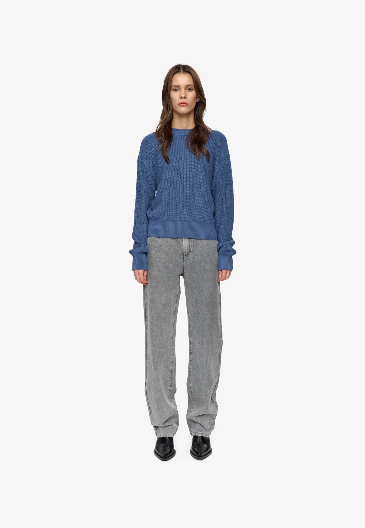 Minimum, Mikala Jumper, Blue Horizon