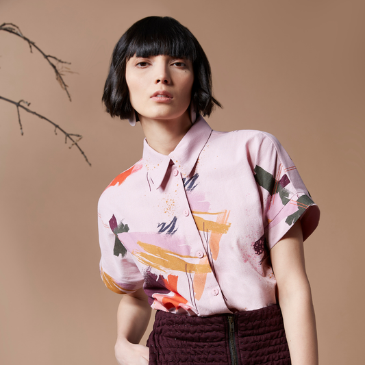 Melow, Justine Top, Sobel Print