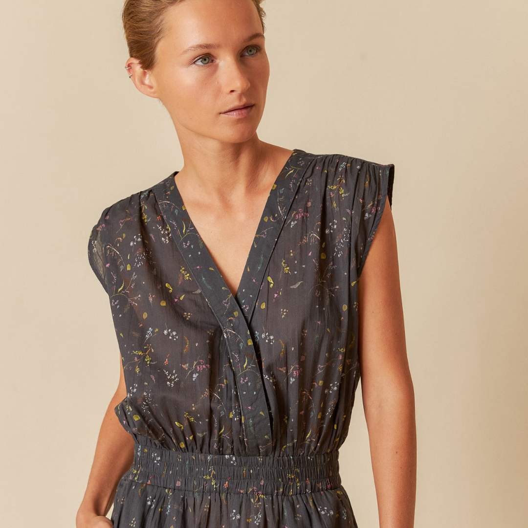 Indi & Cold, Printed Cotton Jumpsuit