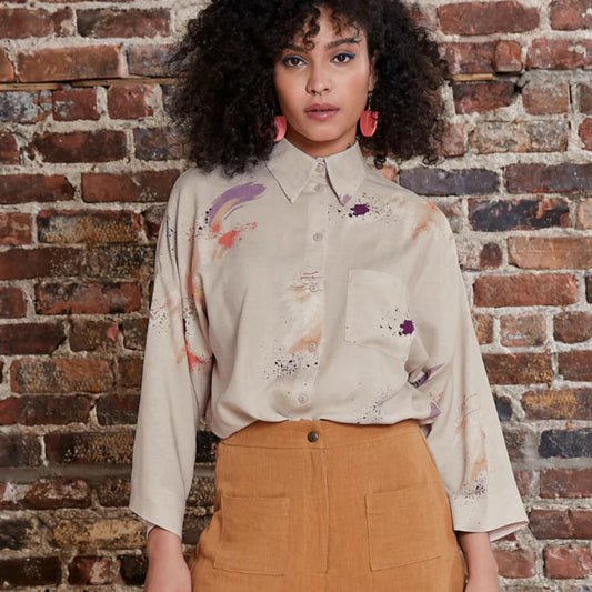 Melow, Karly Shirt, Rythm Print