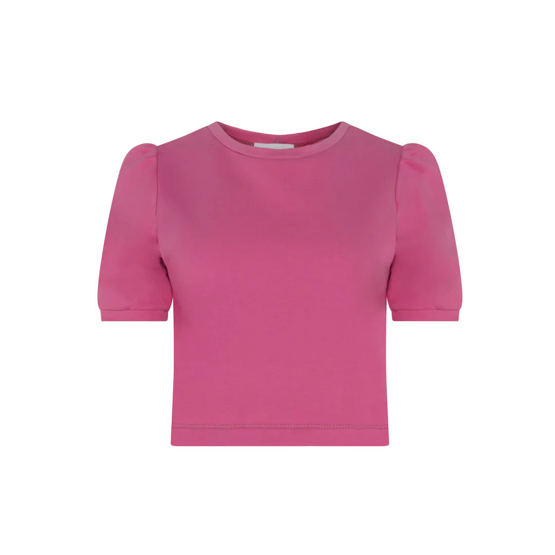 Marigold, Celine, Puffy Sleeve T-Shirt, Pink