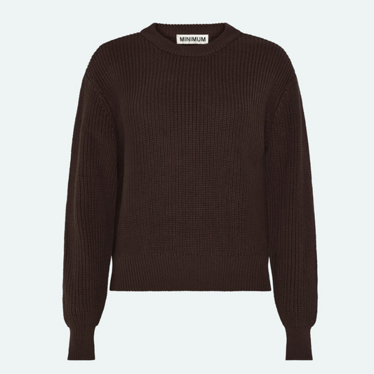Minimum, Mikala Jumper, Brown Seal
