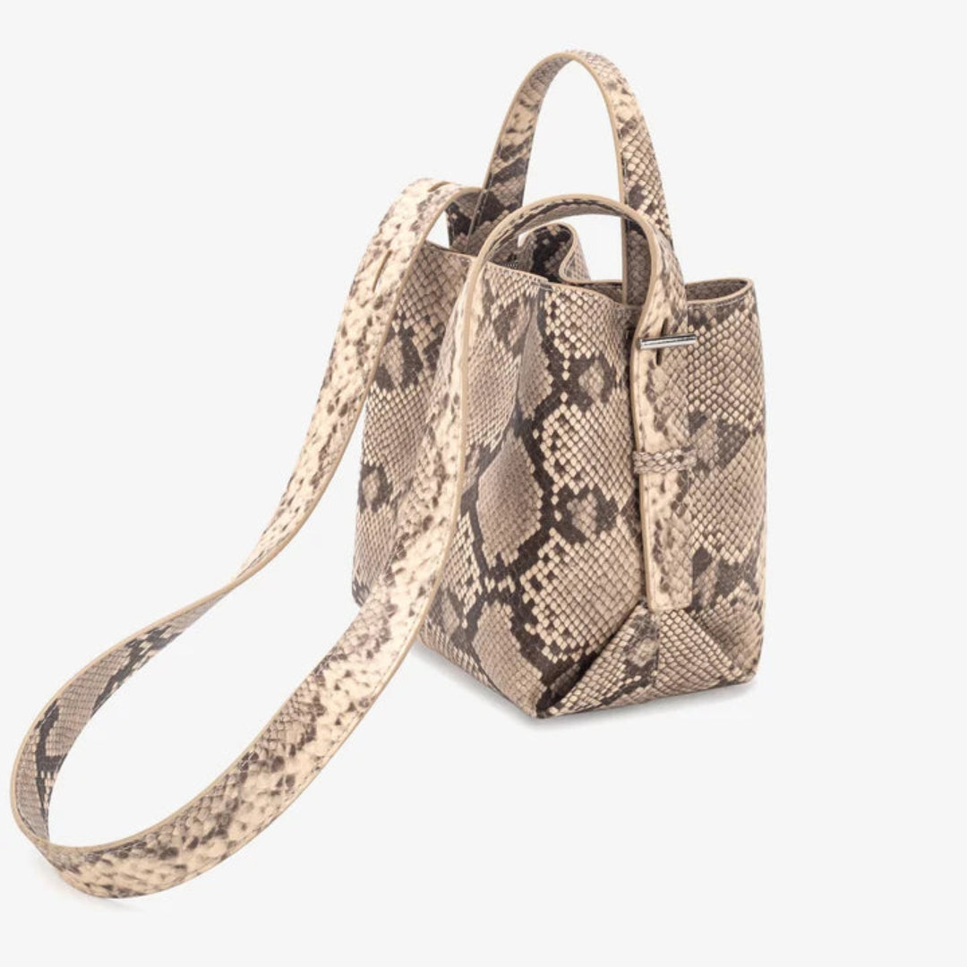 Hvisk, Molly Scaly Structure Bag, Ivory