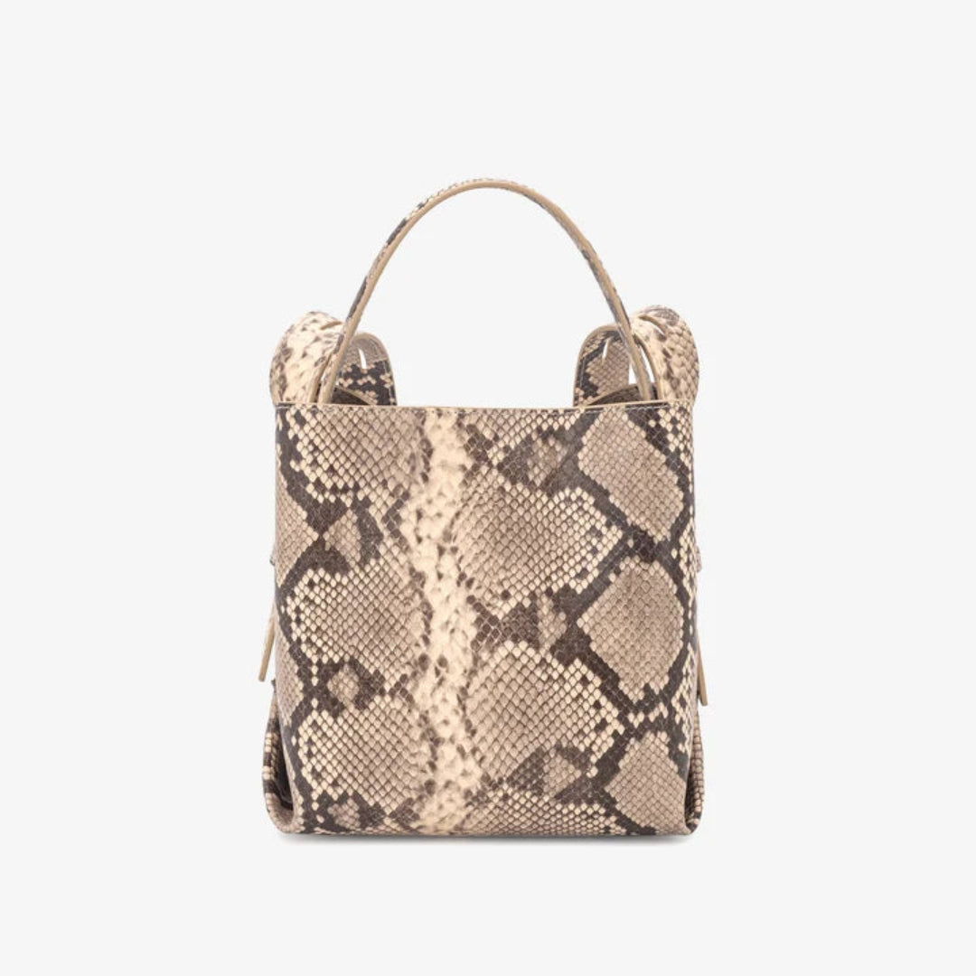 Hvisk, Molly Scaly Structure Bag, Ivory