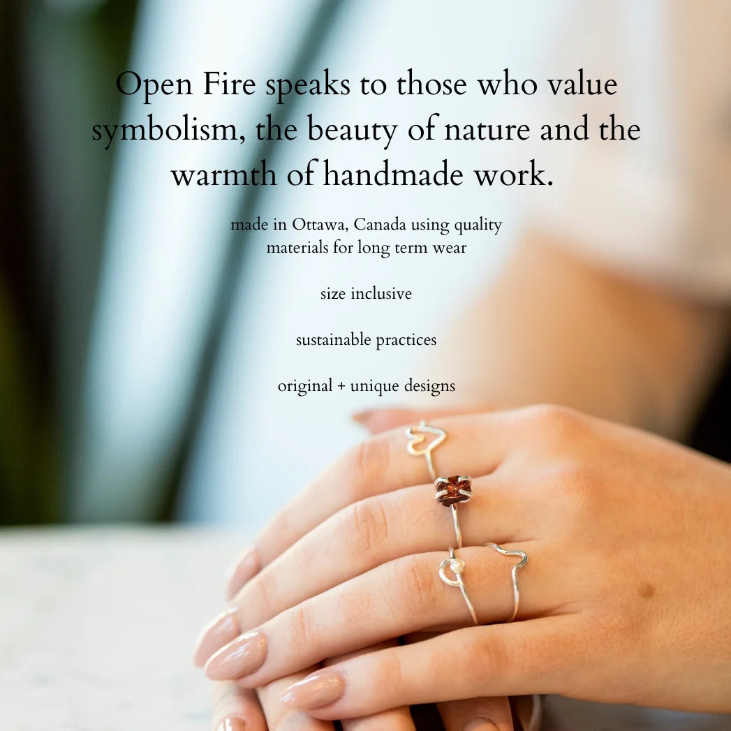 Open Fire, Day Dream Spinner Ring, Silver and Goldfill (Mix Metal)