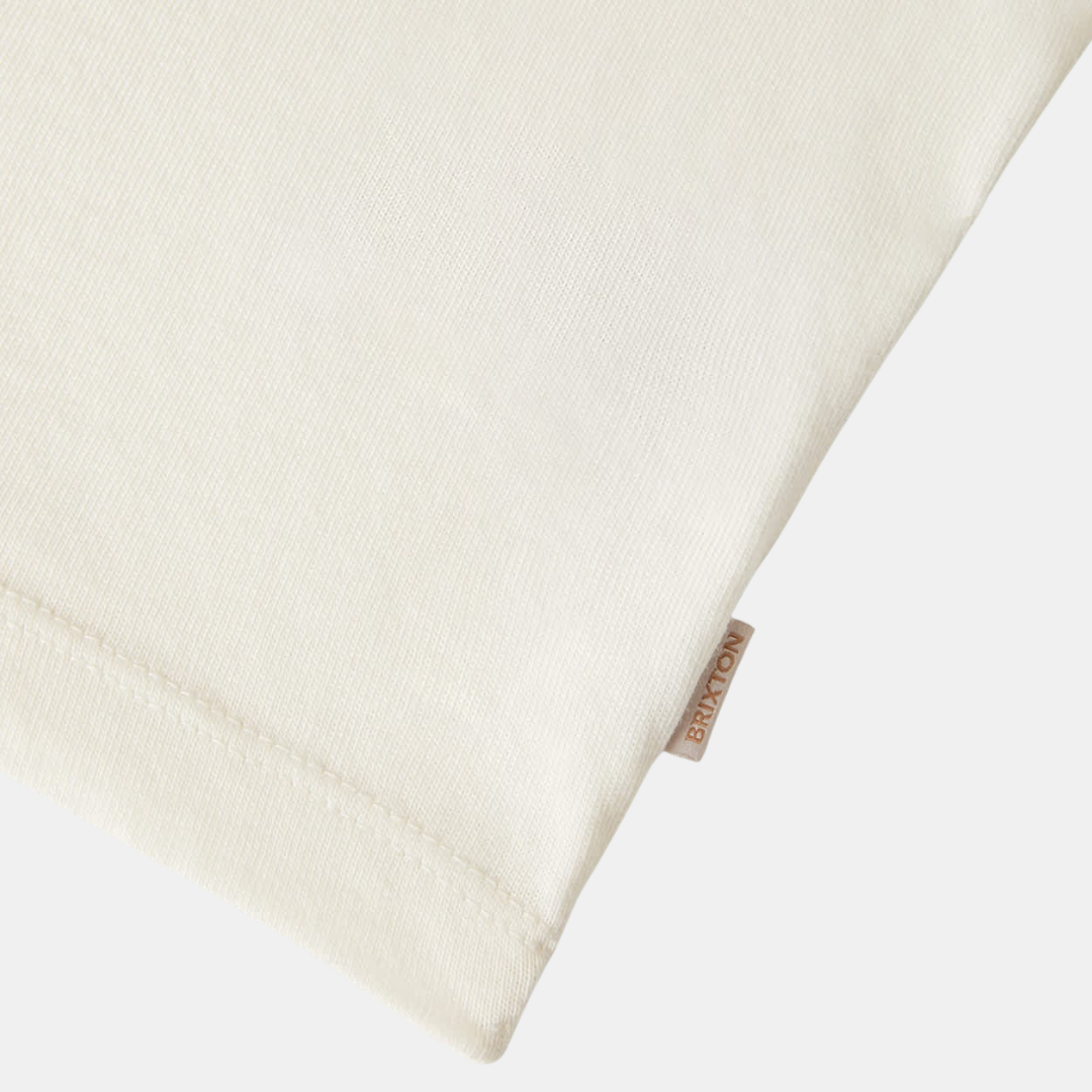 Brixton, Carefree Organic Garment Dye Cropped Tank, Off White